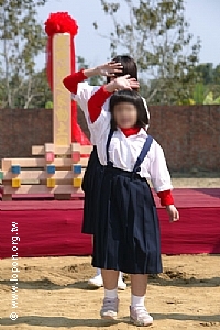 在鹿野苑接受安置保護的小妹妹